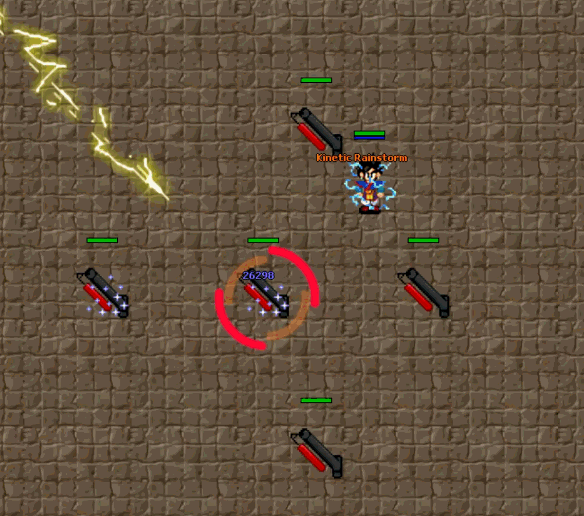 Kinetic Rainstorm